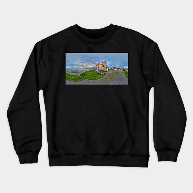 East Brother Island - Panorama Crewneck Sweatshirt by randymir